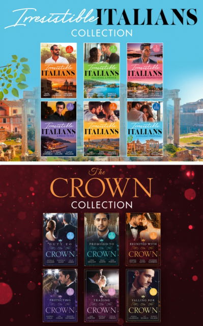 Cover for Kate Hewitt · The Irresistible Italians And The Crown Collection - 36 Books in 1 (Book pack) (2023)