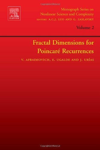 Cover for Afraimovich, Valentin (Universidad Autonoma de San Luis Potosi, Mexico.) · Fractal Dimensions for Poincare Recurrences - Monograph Series on Nonlinear Science and Complexity (Gebundenes Buch) (2006)