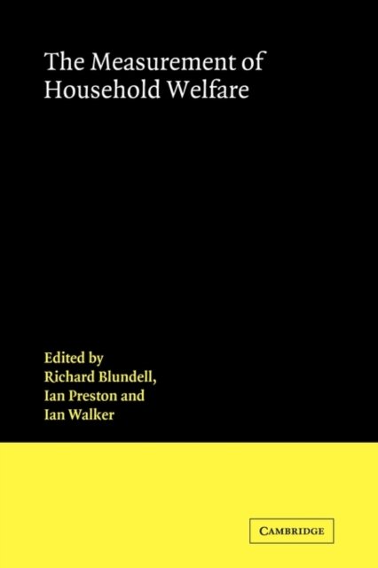 Cover for R W Blundell · The Measurement of Household Welfare (Pocketbok) (2009)