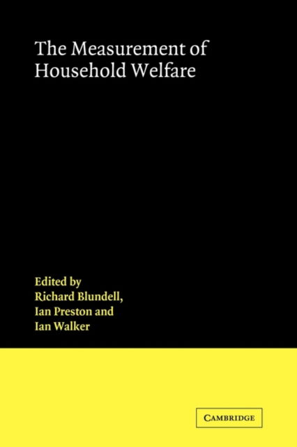 Cover for R W Blundell · The Measurement of Household Welfare (Pocketbok) (2009)