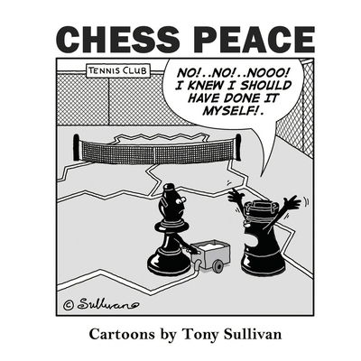 Cover for Tony Sullivan · Chess Peace: Cartoons by Tony Sullivan (Paperback Book) (2019)