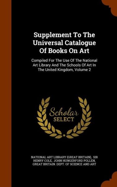 Cover for National Art Library (Great Britain) · Supplement to the Universal Catalogue of Books on Art (Hardcover Book) (2015)