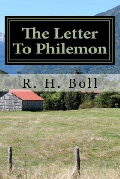 Cover for R H Boll · The Letter To Philemon (Taschenbuch) (2016)