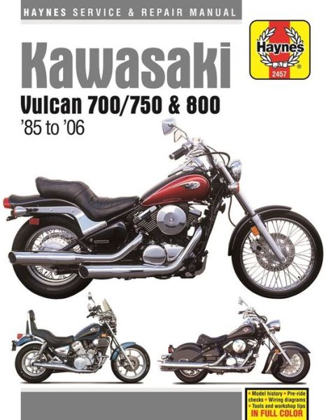 Cover for Haynes · Kawasaki Vulcan 700/750/800 1985-2006 (Paperback Book) [New edition] (2017)