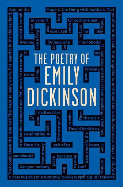 Cover for Emily Dickinson · The Poetry of Emily Dickinson - Word Cloud Classics (Taschenbuch) (2015)