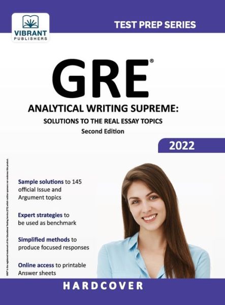 Cover for Vibrant Publishers · GRE Analytical Writing Supreme (Hardcover Book) (2021)