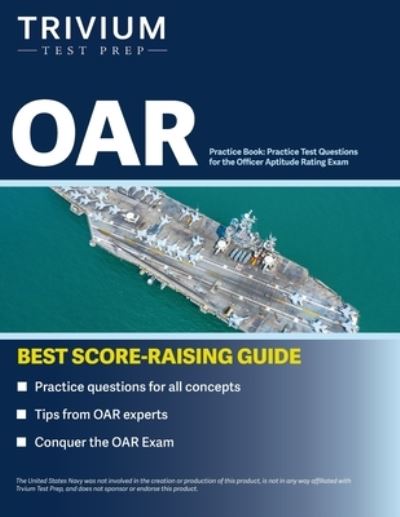 OAR Practice Book : Practice Test Questions for the Officer Aptitude Rating Exam - Simon - Books - Trivium Test Prep - 9781637980897 - March 26, 2022