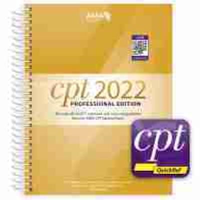 Cover for American Medical Association · CPT Professional 2022 and CPT QuickRef app bundle (Spiral Book) (2021)