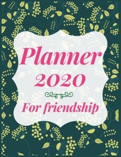 Cover for Aj Books Gallery · Planner 2020 for friendship (Pocketbok) (2019)