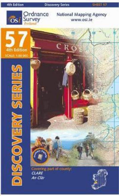 Cover for Ordnance Survey Ireland · Clare - Irish Discovery Series (Kort) [4 Revised edition] (2012)