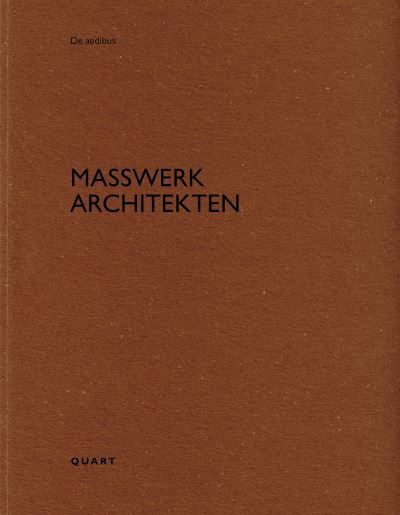 Cover for Masswerk Architekten: De aedibus 102 - De aedibus (Paperback Book) (2023)