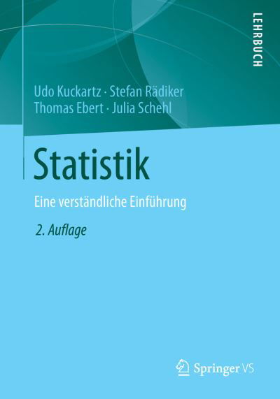 Cover for Dr Udo Kuckartz · Statistik (Book) [2nd 2., Uberarb. Aufl. 2013 edition] (2013)