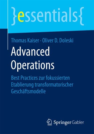 Cover for Kaiser · Advanced Operations (Buch) (2017)