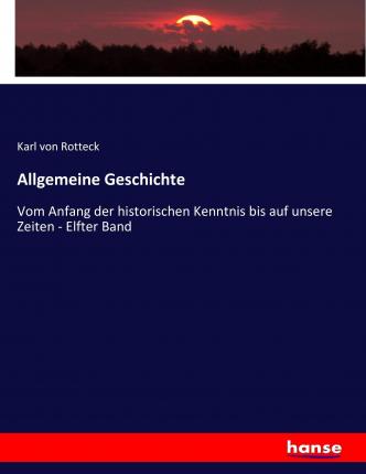 Cover for Rotteck · Allgemeine Geschichte (Bok) (2017)