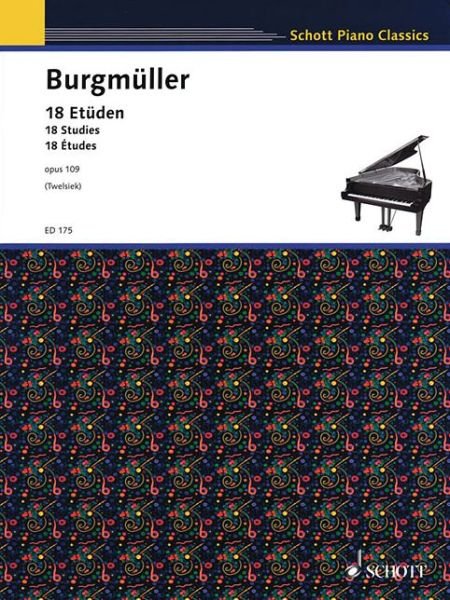 Cover for Friedri Burgmueller · 18 Studies Op 109 (Pocketbok) (1982)