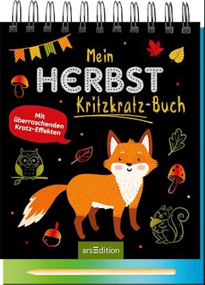 Cover for Mein Herbst-Kritzkratz-Buch (Book) (2024)