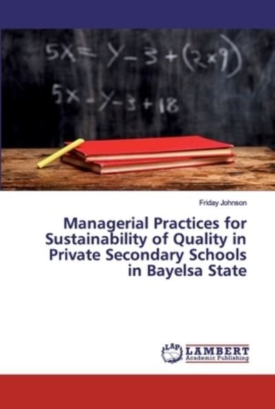 Cover for Johnson · Managerial Practices for Sustai (Buch) (2020)