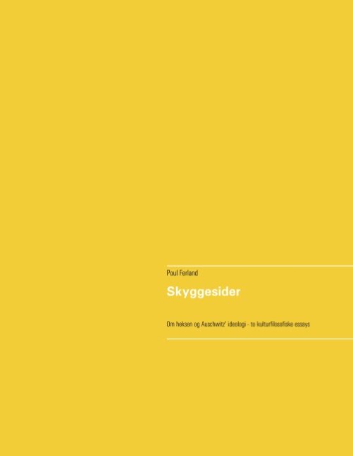 Cover for Poul Ferland · Skyggesider (Paperback Bog) [1. udgave] (2019)