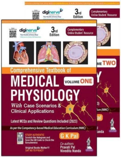 Cover for Gopal Krushna Pal · Comprehensive Textbook of Medical Physiology: Two Volume Set (Paperback Book) [3 Revised edition] (2023)