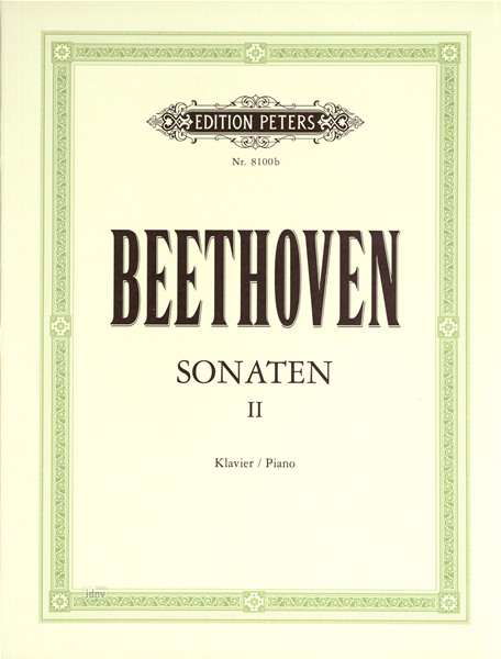 Cover for Beethoven · Piano Sonatas, Vol. 2: Nos. 16-32 (Partitur) (2001)