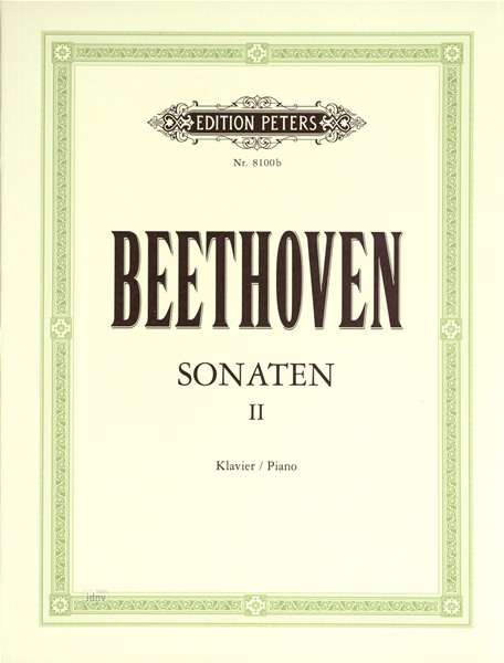 Piano Sonatas, Vol. 2: Nos. 16-32 - Beethoven - Bücher - Edition Peters - 9790014059897 - 12. April 2001