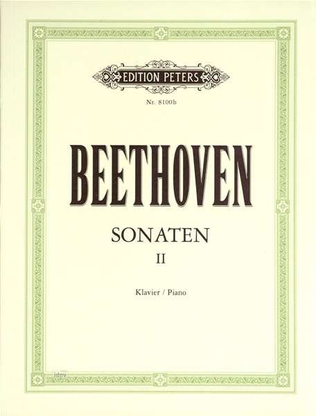 Cover for Beethoven · Piano Sonatas, Vol. 2: Nos. 16-32 (Sheet music) (2001)