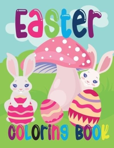 Cover for Easter Bunny · Easter Coloring Book (Paperback Book) (2021)