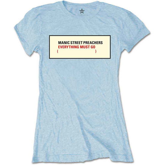 Cover for Manic Street Preachers · Manic Street Preachers Ladies T-Shirt: Everything Must Go (T-shirt)