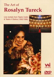 Cover for Rosalyn Tureck · Live Bach Concert / Live at the Teatro Colon (DVD) (2003)