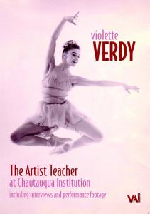 Cover for Violette Verdy: the Artist Teacher (DVD) (2009)