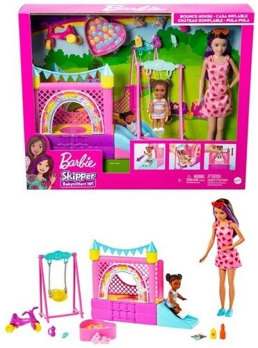 Cover for Barbie · Skipper Bounce House Playset Brunette and Purple (MERCH) (2022)