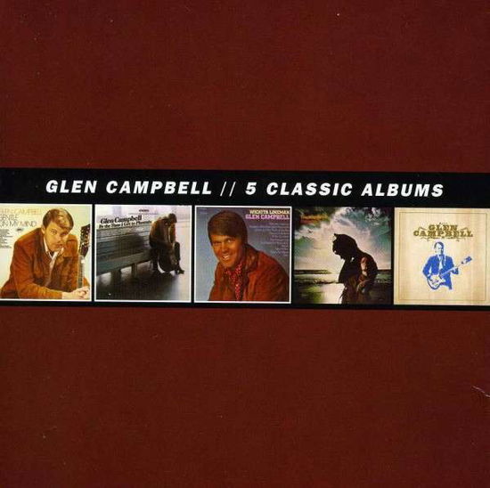 Cover for Glen Campbell · 5 Classic Albums (CD) [Box set] (2013)