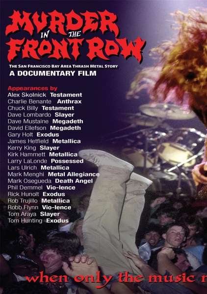 Cover for Feature Film · Murder in the Front Row: the San Francisco Bay Area Thrash Metal Story (DVD) (2020)
