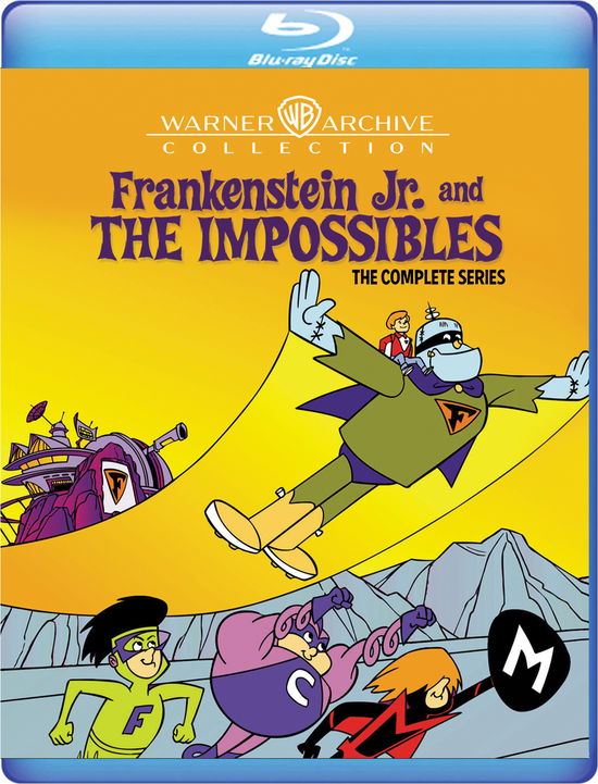 Cover for Frankenstein Jr &amp; the Impossibles (Blu-Ray) (2025)