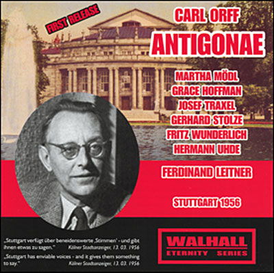 Antigonae -1956- - C. Orff - Musik - WALHALL - 4035122651898 - 25 mars 2009