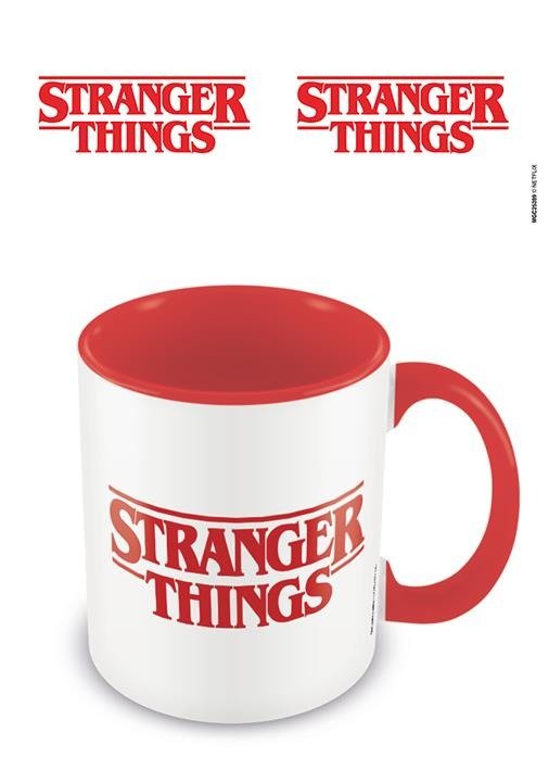Cover for STRANGER THINGS · STRANGER THINGS - Logo - Coloured Inner Mug 315ml (MERCH) [White edition] (2020)