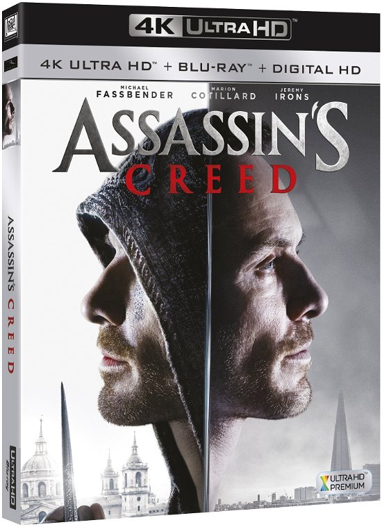 Cover for Marion Cotillard,michael Fassbender,jeremy Irons,charlotte Rampling · Assassin's Creed (4k Ultra Hd+blu-ray) (Blu-ray) (2017)