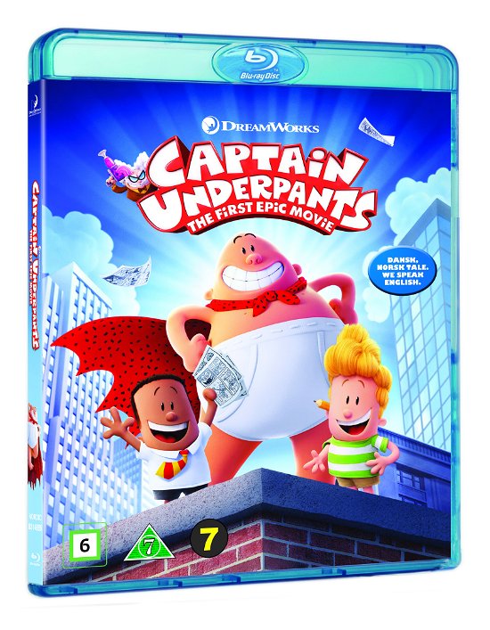 Cover for Captain Underpants · Kaptajn Underhyler (Blu-ray) (2018)