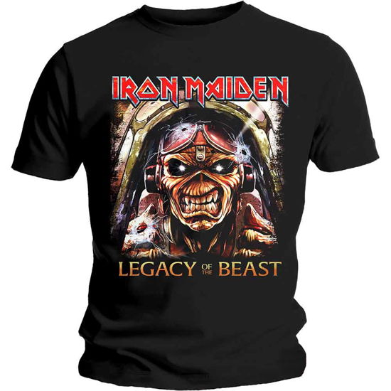 Iron Maiden Unisex T-Shirt: Legacy Aces - Iron Maiden - Merchandise - MERCHANDISE - 5056170690898 - January 14, 2020