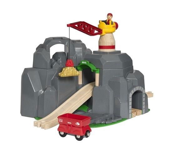 BRIO  Crane and Mountain Tunnel 33889 Toys - BRIO  Crane and Mountain Tunnel 33889 Toys - Merchandise - Brio - 7312350338898 - 