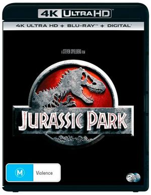 Cover for Neill, Sam, Dern, Laura, Goldblum, Jeff, Attenborough, Richard, Peck, Bob, Ferrero, Martin, Wong, B. D., Mazzello, Joseph, Richards, Ariana, Jackson, Samuel L., Knight, Wayne, Spielberg, Steven · Jurassic Park (4k / Blu-ray) (Blu-ray) (2018)