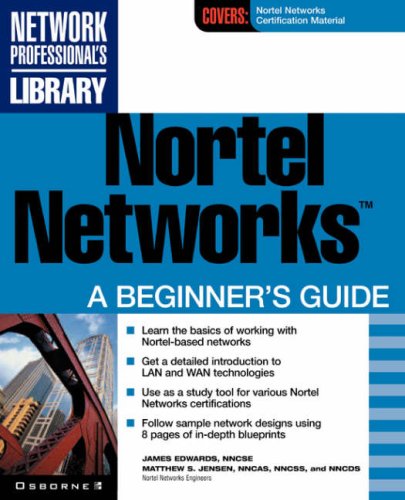 Cover for Matt Jensen · Nortel Networks: a Beginner's Guide (Paperback Book) (2001)