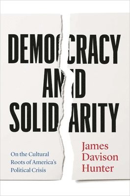 Cover for James Davison Hunter · Democracy and Solidarity: On the Cultural Roots of America's Political Crisis - Politics and Culture Series (Paperback Book) (2025)