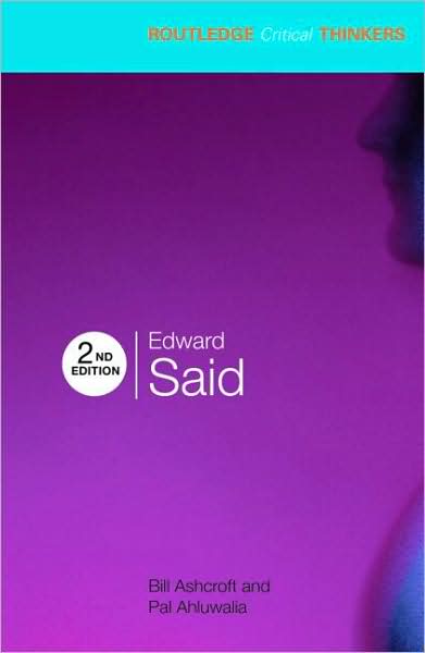 Cover for Ashcroft, Bill (University of New South Wales, Australia) · Edward Said - Routledge Critical Thinkers (Paperback Book) (2008)