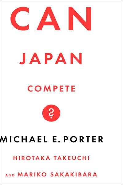 Cover for Mariko Sakakibara · Can Japan Compete? (Hardcover Book) [First Printing Writing in Book edition] (2000)