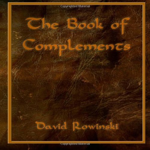 Cover for David Rowinski · The Book of Complements (Paperback Book) (2013)