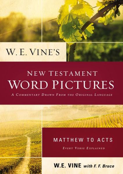 Cover for W. E. Vine · W. E. Vine's New Testament Word Pictures: Matthew to Acts (Taschenbuch) (2013)