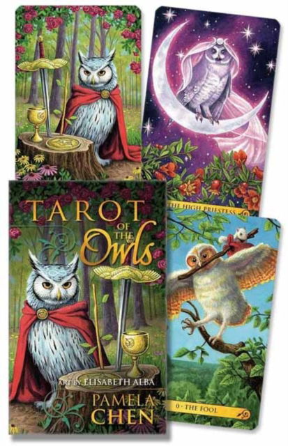 Cover for Pamela Chen · Tarot of the Owls Mini Deck: 78 Card deck (Bog) (2024)