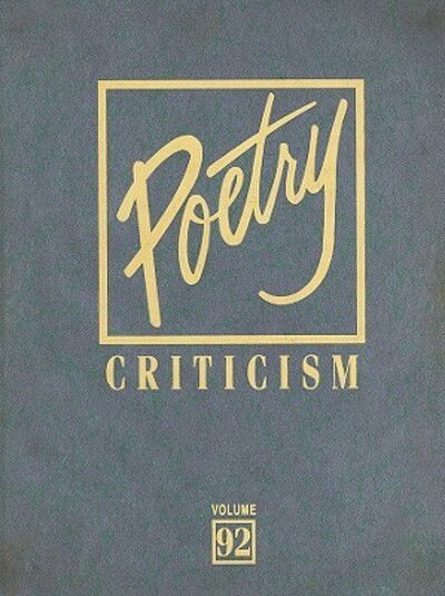 Cover for Michelle Lee · Poetry Criticism (Hardcover Book) (2008)