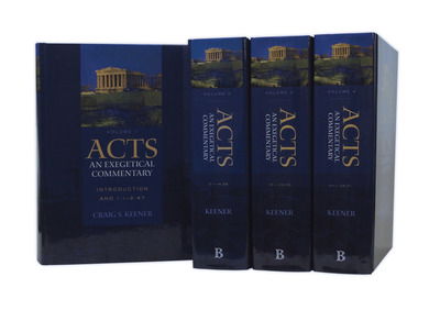 Acts: An Exegetical Commentary - Craig S. Keener - Books - Baker Publishing Group - 9780801039898 - October 13, 2015